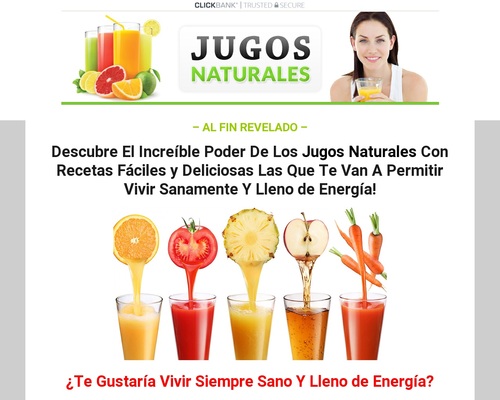 Accede A Las Mejores Recetas De Los Mejores Jugos Naturales