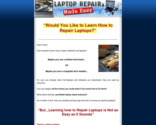 Laptop Repair Made Easy – Hd Video Series