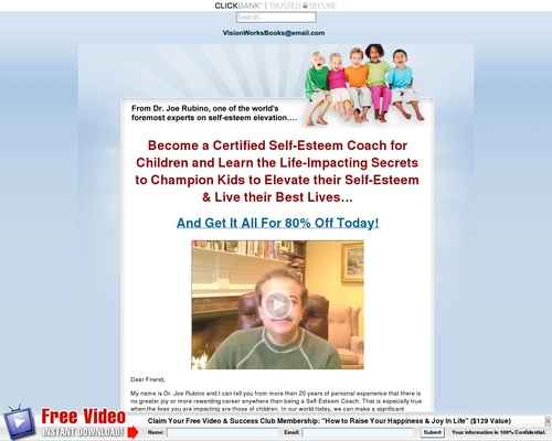 Self-esteem Elevation For Children Coaching Certification