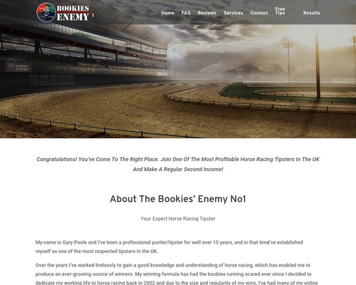 Bookies Enemy No1 – Racing Tips For The Pros