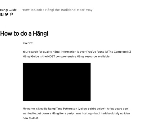 New Zealand Maori Hangi Guide