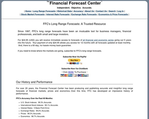 The Financial Forecast Center.