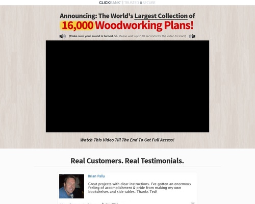 Tedswoodworking – Highest Converting Woodworking Site On The Internet!