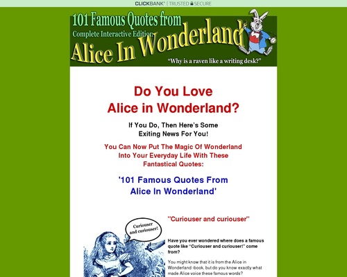 101 Famous Quotes From Alice In Wonderland