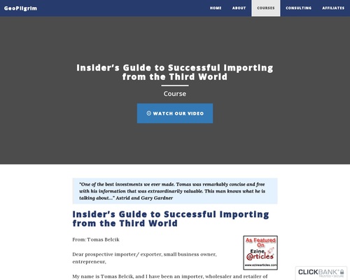 Insider’s Guide To Successful Importing From The Third World