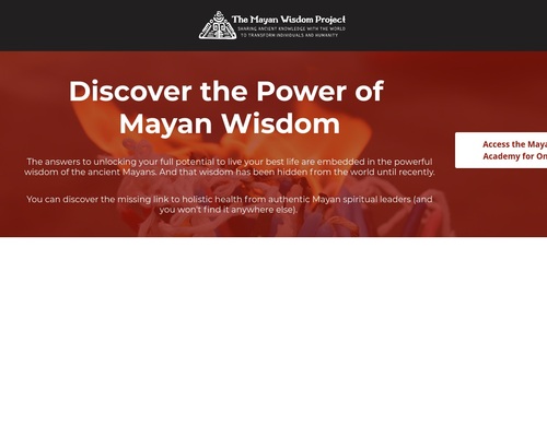 Mayan Wisdom: Unique Membership – High-converting 1$ Trial