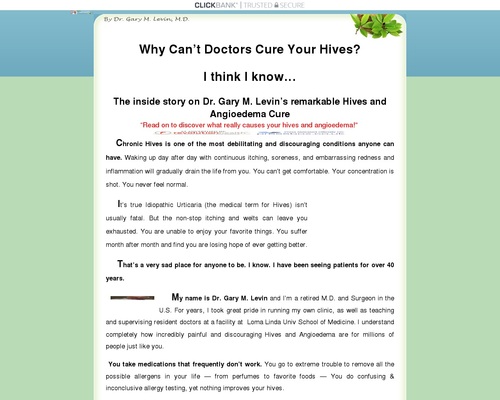 Full Urticaria Cure By Dr Gary M.d