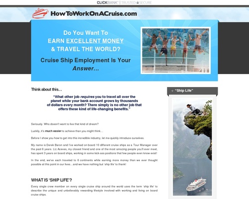 Best Selling Cruise Ship Employment Guide