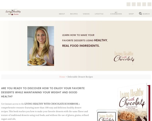 Living Healthy With Chocolate: Paleo/primal Dessert Cookbook