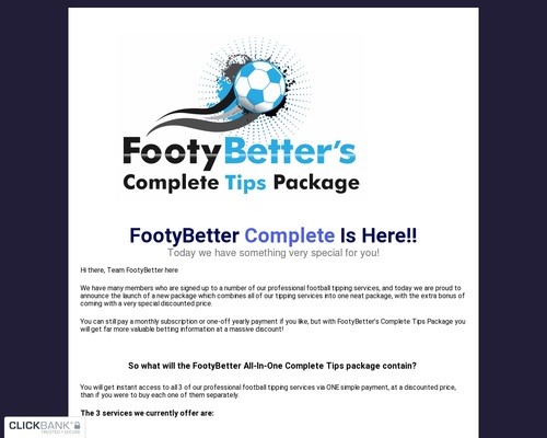 Footybetter Complete