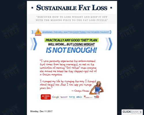 The Weight Loss Motivation Bible