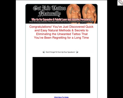 Get Rid Tattoo – Now Promote Hottest Selling Apply Easy Cream