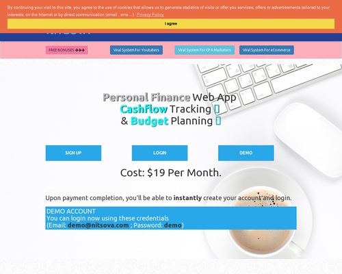 Nitsova Personal Finance Web App