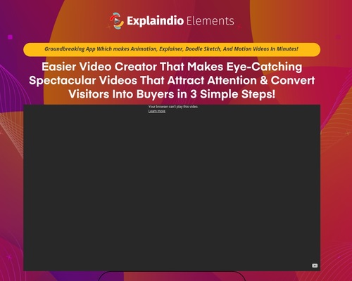 Explaindio Elements Video App