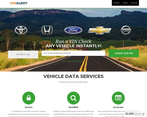 Vinalert – Vehicle History Reports For $9.99