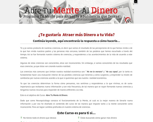 Abre Tu Mente Al Dinero – Reprogramación Mental