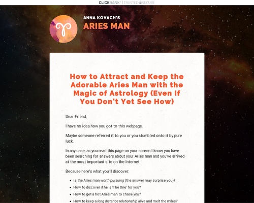 Aries Man Secrets