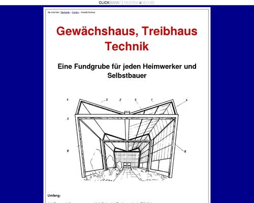 Gewächshaus und Treibhaus Technik