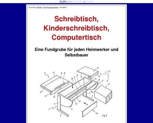 Schreibtisch, Kinderschreibtisch, Computertisch Technik