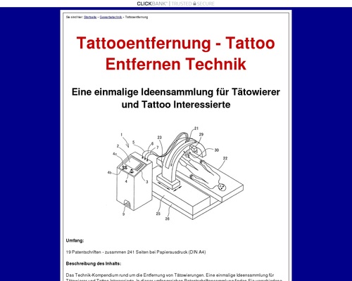 Tattooentfernung Technik