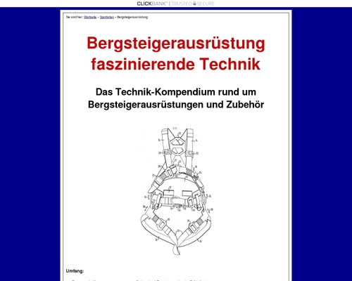 Bergsteigerausrüstung Bergsteigen Technik