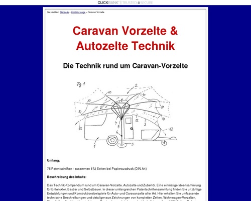 Caravan Vorzelte und Autozelte Technik