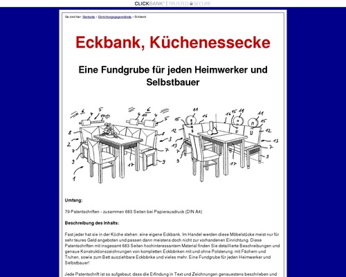 Eckbank und Küchenessecke Technik