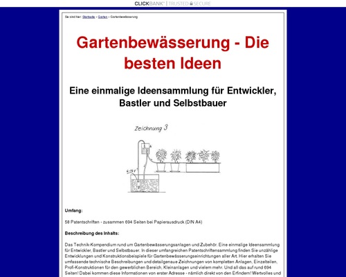 Gartenbewässerung Technik