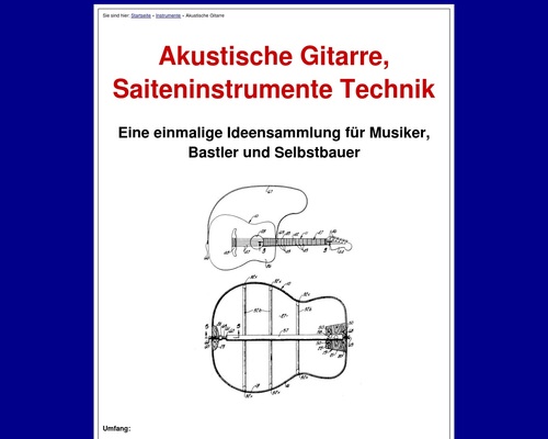 Akustische Gitarre & Saiteninstrumente Technik