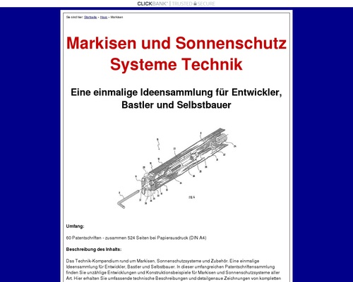 Markisen und Sonnenschutz Systeme Technik