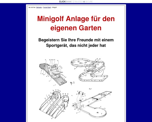 Minigolf Anlage f