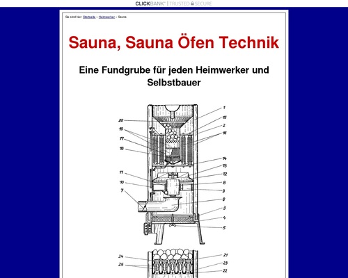 Sauna, Sauna Ofen Technik