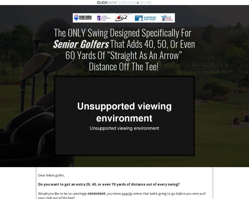 The Best Converting Golf Offer on CB – Proven On Cold Traffic!