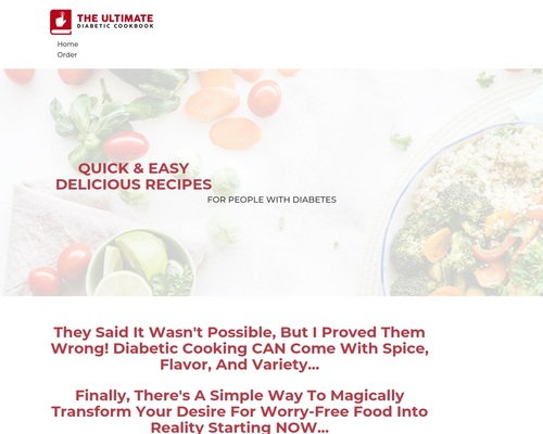 Ultimate Diabetic Cookbook – 70% Commission – Proven Sales Formula