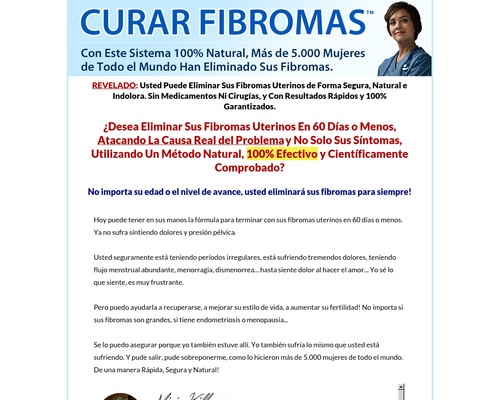 Curar Fibromas. Grandes Ventas. 90% Comisión!