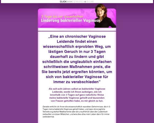 Bakteriellevaginose.com – The German Version Of Bvcures.com