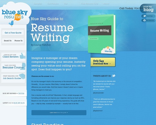 The Blue Sky Guide to Resume Writing