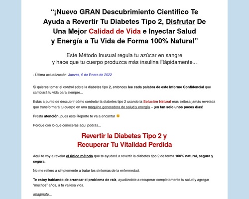 Revertir La Diabetes Tipo 2 – Grandes Ventas