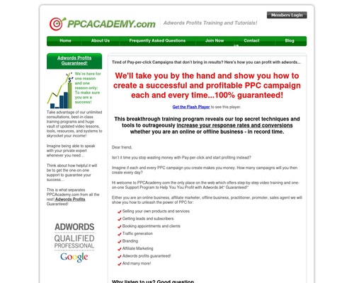 Pay-per-click Academy – Training,Tools plus Support!