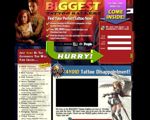 Avg 19.6 Recurring Sales = Biggest Recurring Highest Paid Tattoo Site