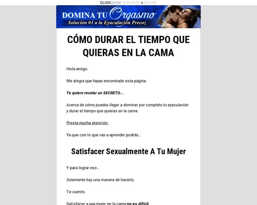 Domina_tu_Orgasmo ** Eyaculacion_Precoz ** $31.85 Por Venta