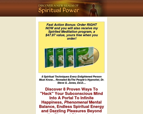 Beyond Consciousness – Another winner from power-seller Steve G. Jones