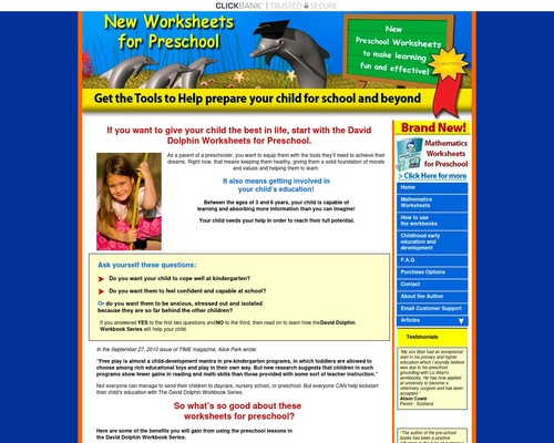 Worksheets for Preschool