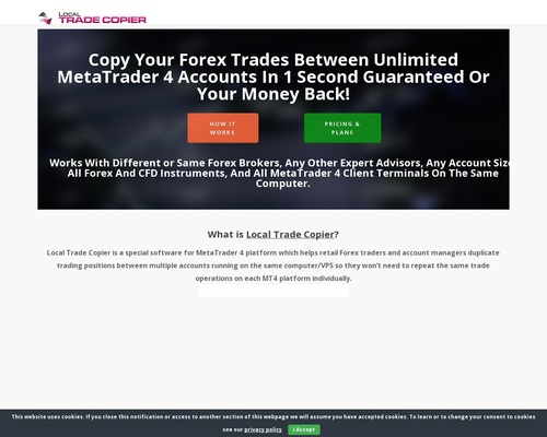 Local Trade Copier for MetaTrader 4