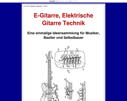 E-Gitarre, Elektrische Gitarre Technik