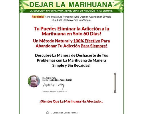 Dejar La Marihuana. 100% de Comisión!