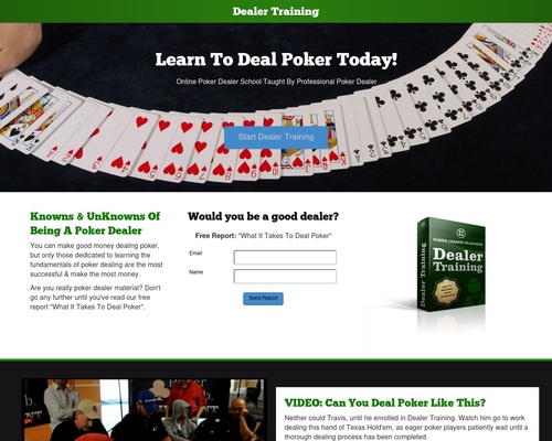 Deal Poker at Casino Standards & Make Money