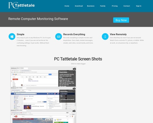 Child Monitoring Software – pcTattletale